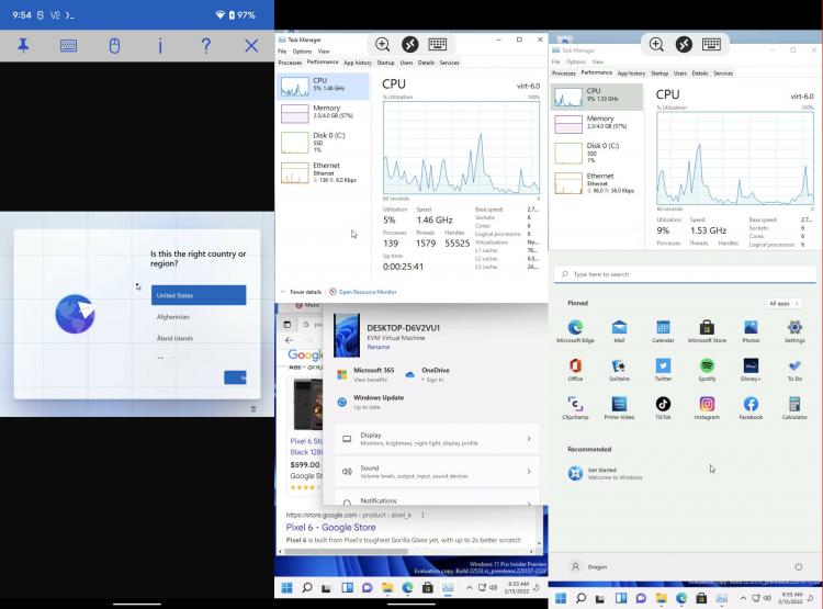 Android 13 虚拟化让 Pixel 6 可以运行 Windows 11、Linux 发行版 Android 13 虚拟化让 Pixel 6 可以运行 Windows 11、Linux 发行版