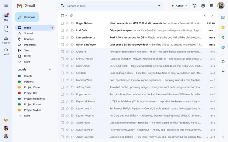 Gmail 的新外观现已向所有人推出 Gmail 的新外观现已向所有人推出