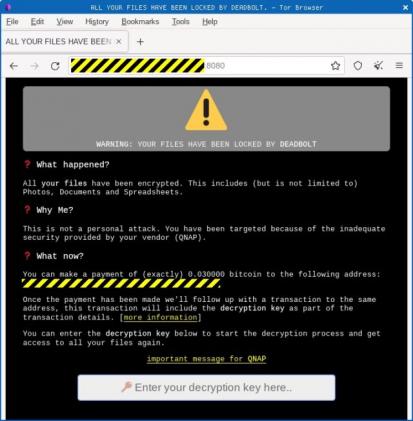 新一波破坏数据的勒索软件攻击袭击了威联通 QNAP NAS 设备 新一波破坏数据的勒索软件攻击袭击了威联通 QNAP NAS 设备