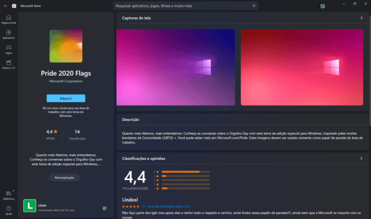 Windows 29 的 11 个最佳主题(和壁纸) 来自 Microsoft Store 的 Pride 2020 Flags 主题