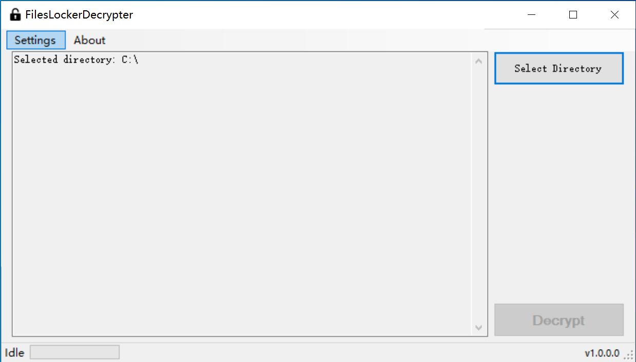 图片[3]-主流勒索病毒解密器！STOPDecrypter、AuroraDecrypter、FilesLockerDecrypter、desuCrypt 解密器-零度博客