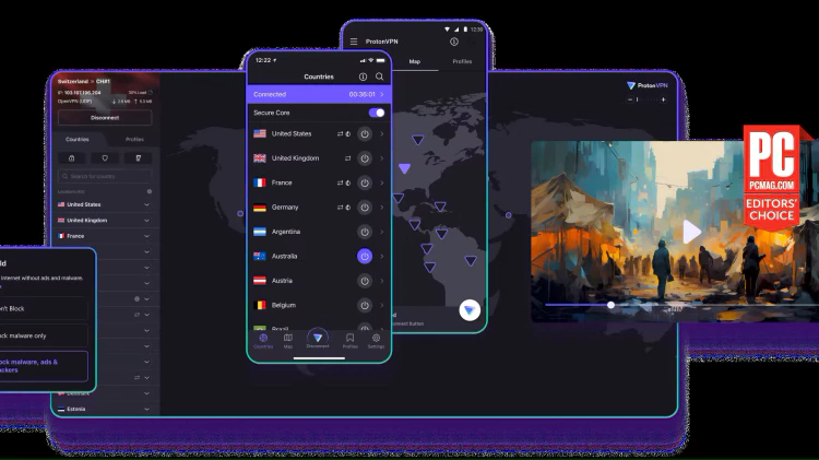 最佳安全的免费VPN，无流量限制，速度超快！军事级加密，ProtonVPN-零度博客
