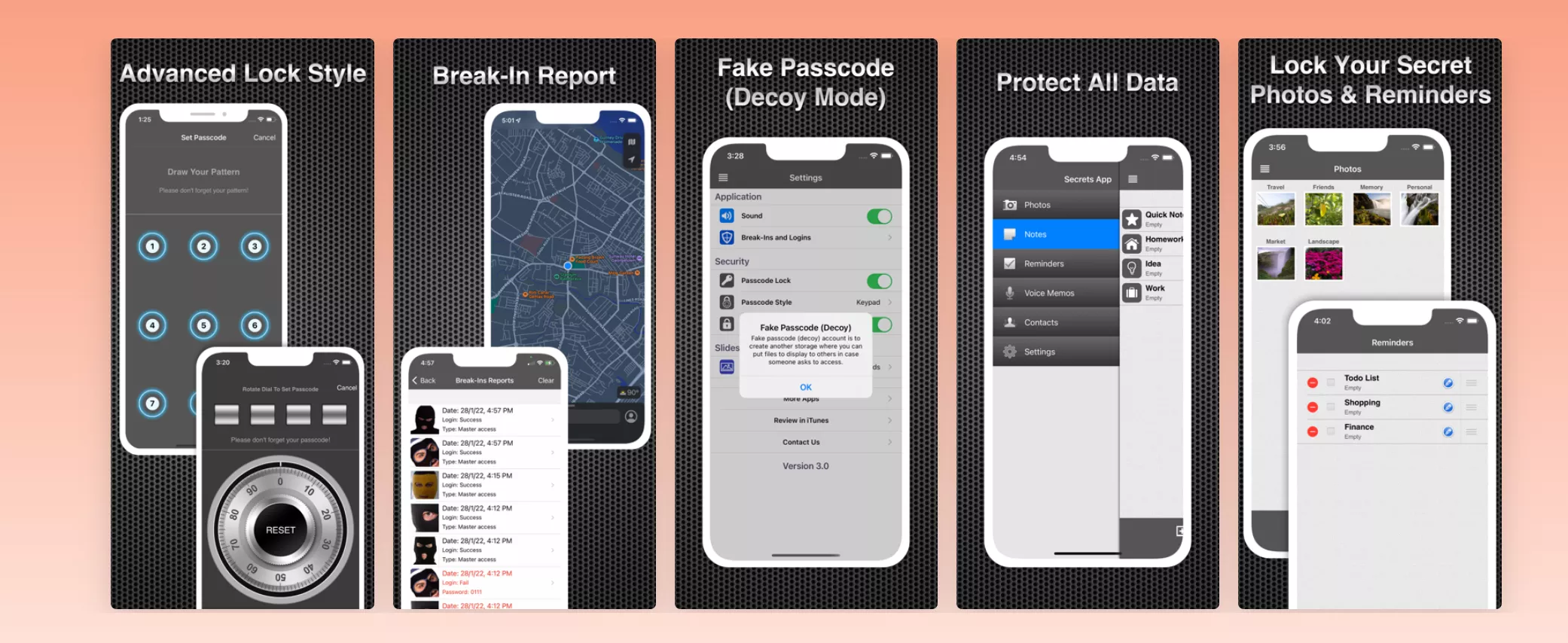 图片[1]-App Secret 手机数据加密！可对 照片、视频、笔记、提醒或联系人进行加密【限免】-零度会员