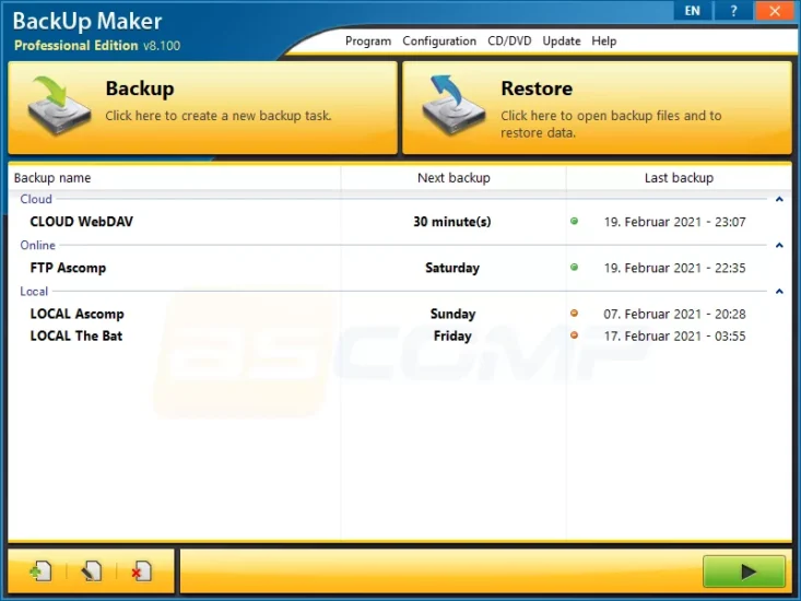 图片[1]-【限免】BackUp Maker Professional – 高效数据备份工具 [Windows]-零度会员