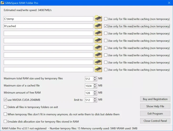 图片[1]-GiMeSpace RAM Temp Folder – 内存临时文件夹工具 [终身授权][Windows][$15→免费]-零度会员