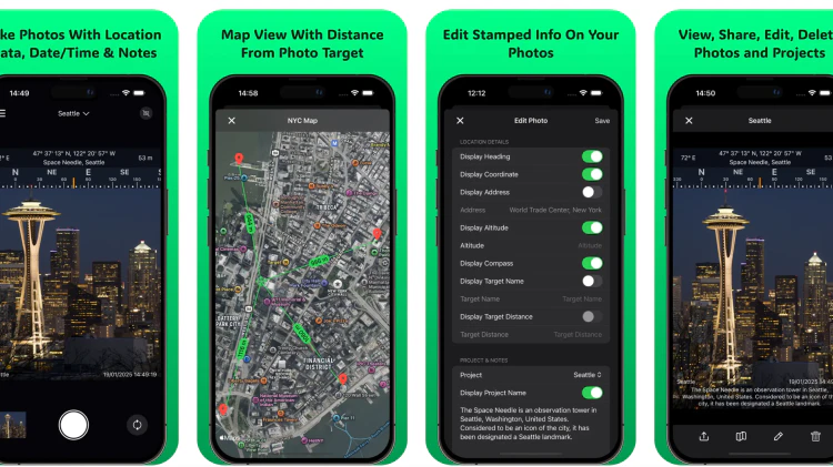 FieldCam - 支持 GPS 坐标的专业拍照工具 [限时免费]-零度博客