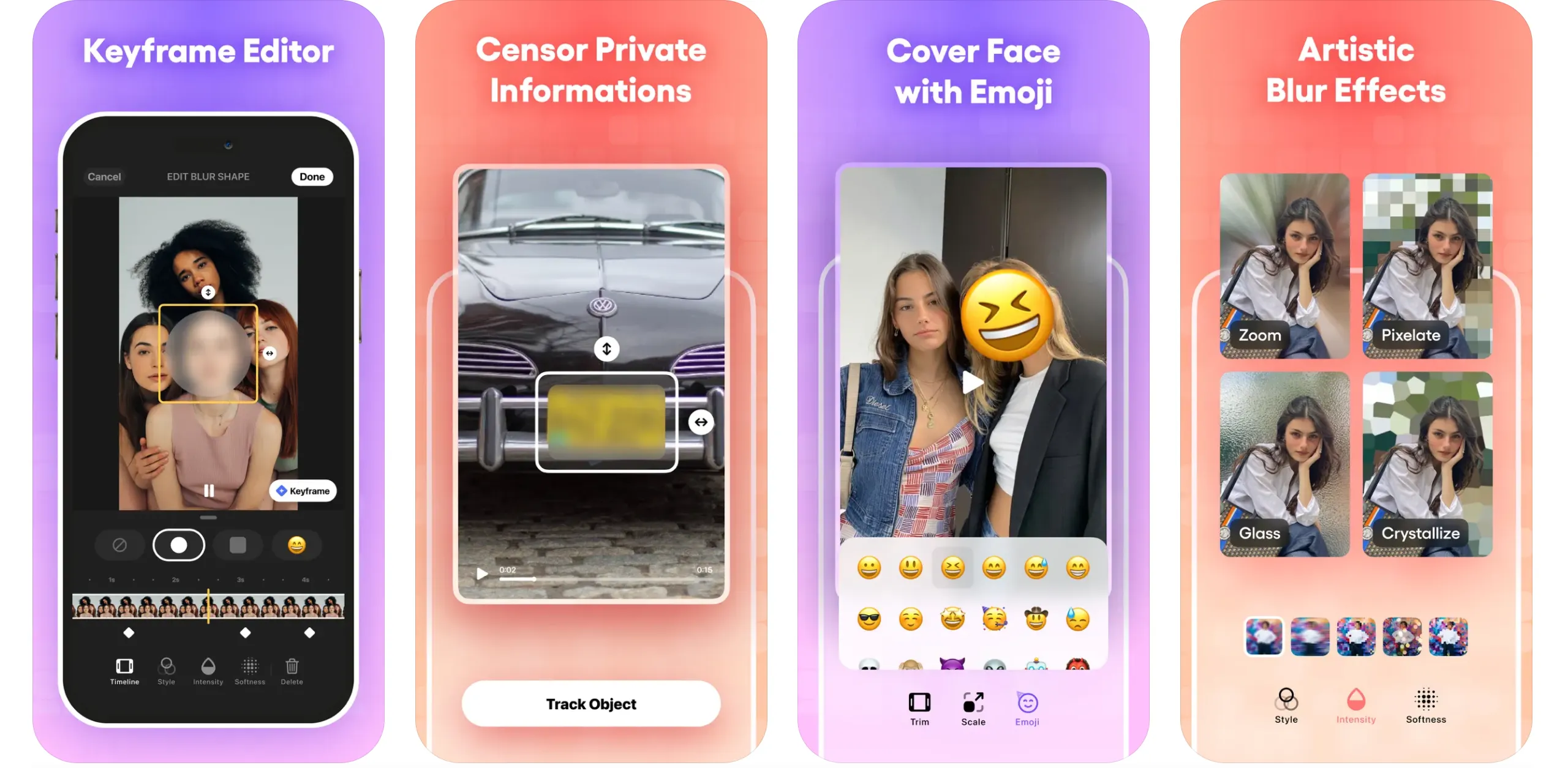 图片[3]-[限免] Blur Video – iOS AI 人脸动态打码神器（原价￥38）-零度会员