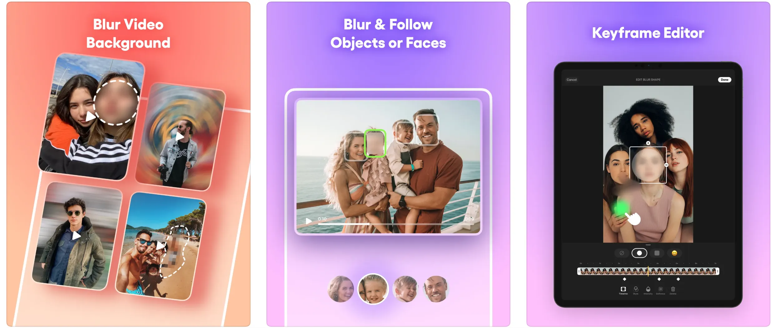 图片[1]-[限免] Blur Video – iOS AI 人脸动态打码神器（原价￥38）-零度会员
