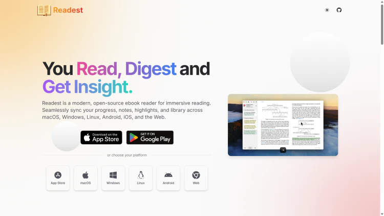 Readest：一款让电子书阅读更纯粹的神器！-零度会员