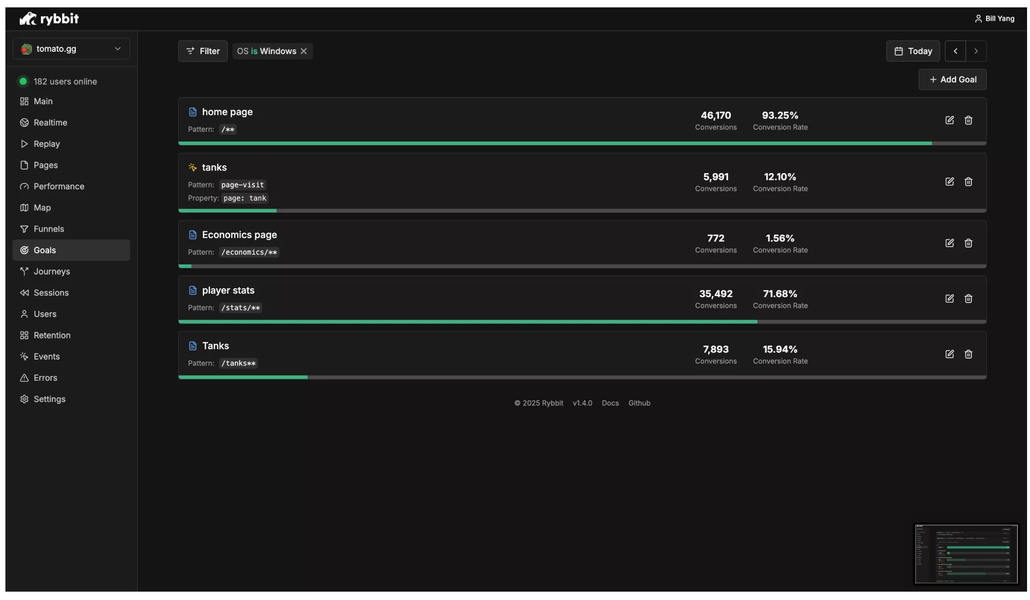 图片[9]-Rybbit – 站长必备的网站分析工具！完全免费开源，自部署、非常漂亮且功能丰富！-零度会员