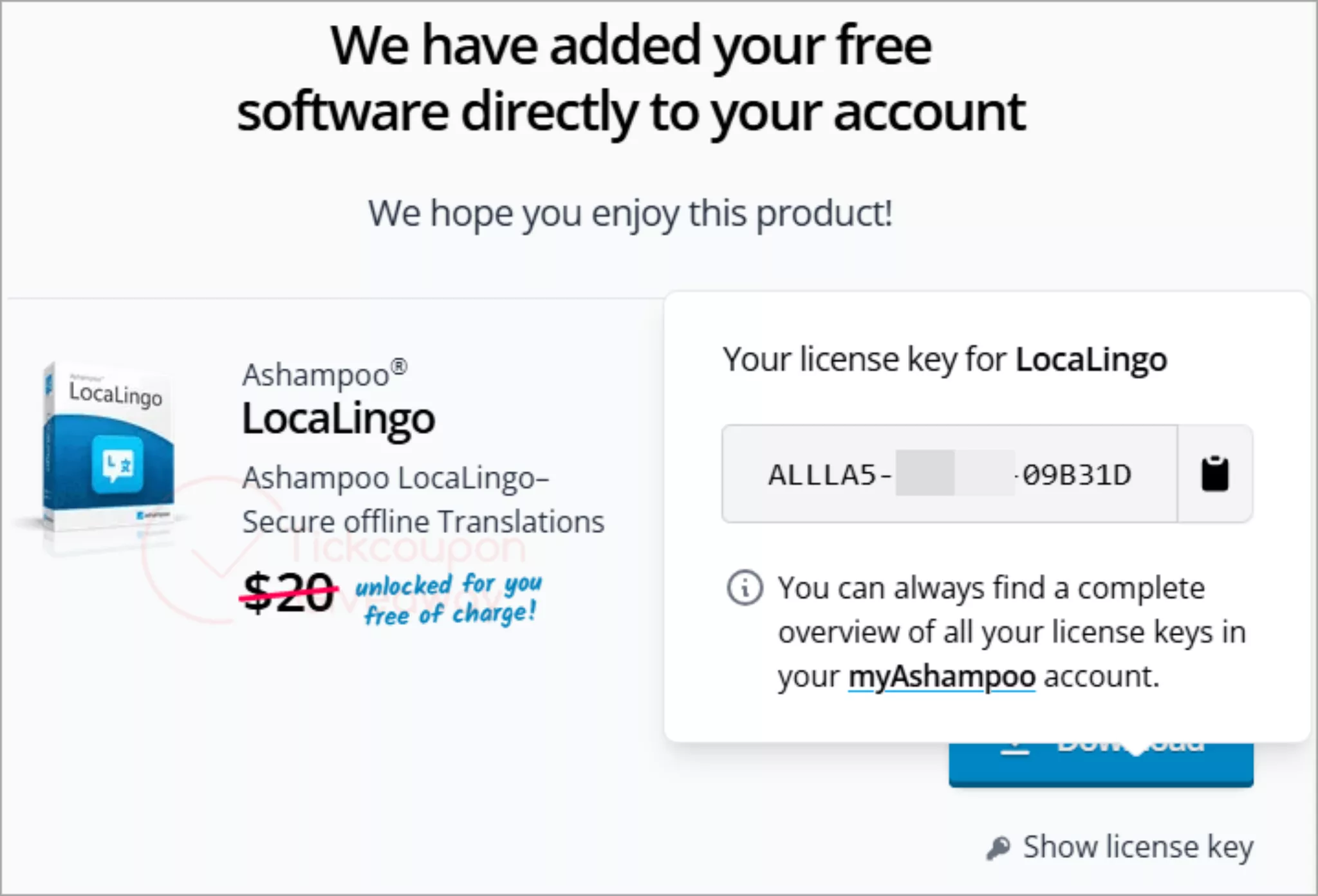 图片[5]-【限免】Ashampoo LocaLingo 免费许可证 – 安全的离线翻译-零度会员