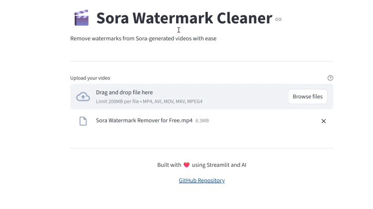 Sora 2 视频去水印！免费在线平台+本地离线部署！完全免费开源-零度会员