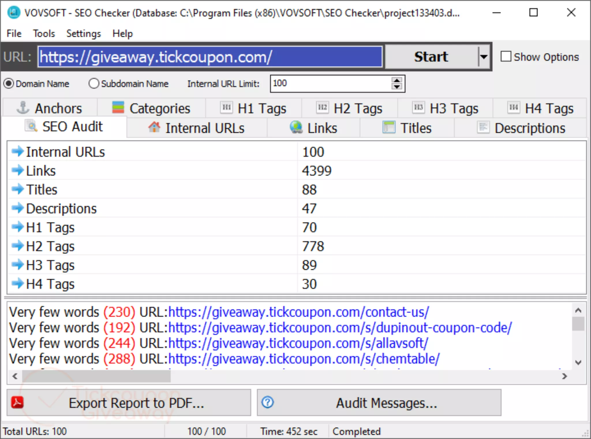 图片[2]-【限免】Vovsoft SEO Checker 永久免费许可证 – 网站分析器和 SEO 审计工具-零度会员