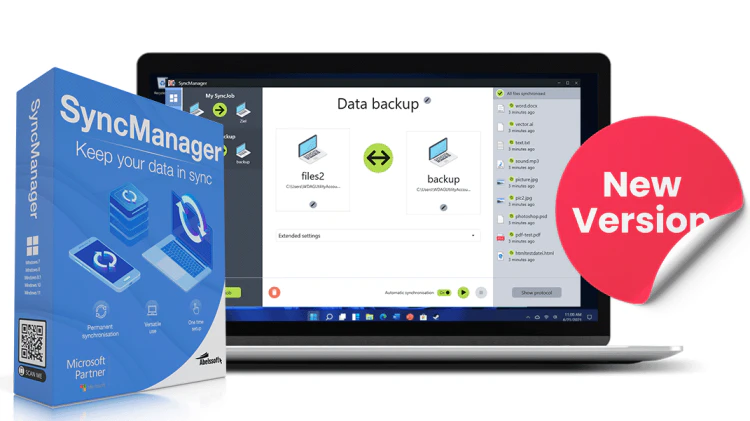 【限免】 Abelssoft SyncManager 2025 终身版 – 自动同步文件、文件夹和目录-零度会员