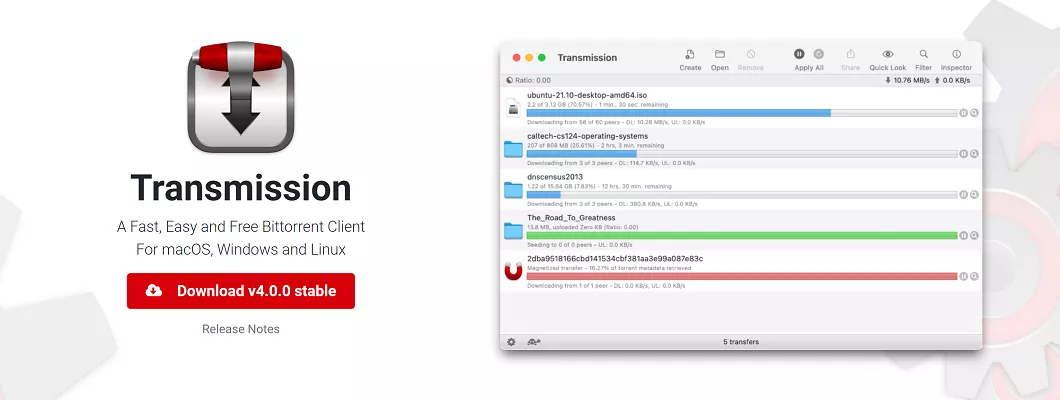 图片[1]-Transmission 下载器：轻量高效的开源 BT 种子下载工具！-零度会员