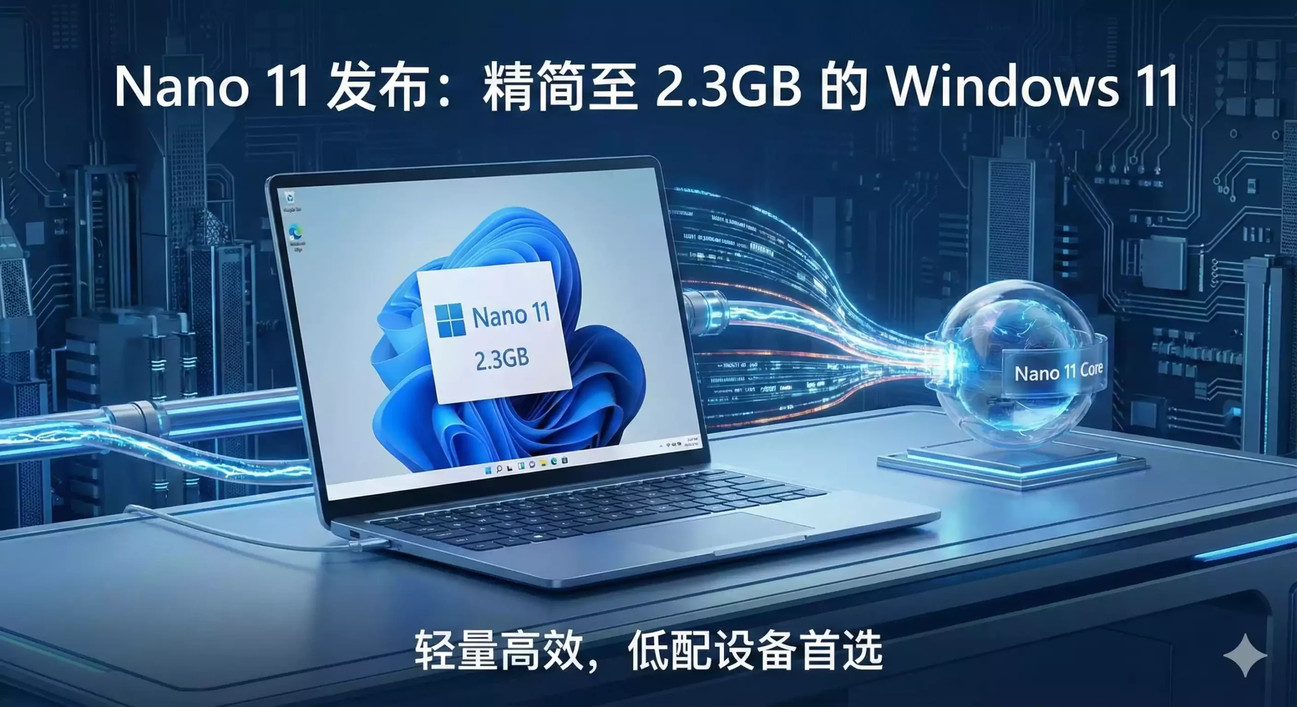 图片[1]-Nano 11 (25H2) 发布！精简至 2.3GB 的 Windows 11，轻量高效，低配电脑首选！【中文版】-零度会员